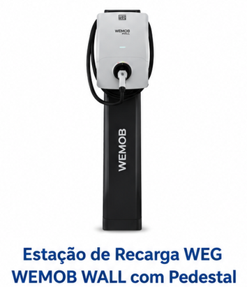 Estação de Recarga WEG WEMOB WALL com Pedestal